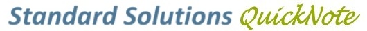 Standard Solutions QuickNote